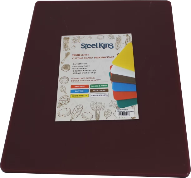 STEELKING L5038BRWN Polypropylene Cutting Board