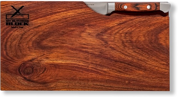 My Butchers Block Biltong Board & Knife Wooden Cutting Board