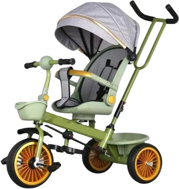 GL Little Buddy 3-in-1 Convertible Toddler Tricycle – Adjustable Seat & Removable Pedals – Ages 1–3 39 cm