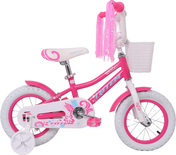 Totem 12' Princess Kinds BMX Bike with Pump Up Tyre 12 inch