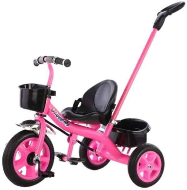 Generic Toddler Tricycle With Detachable Parent Handle - Little Miss Poppet 0 inch
