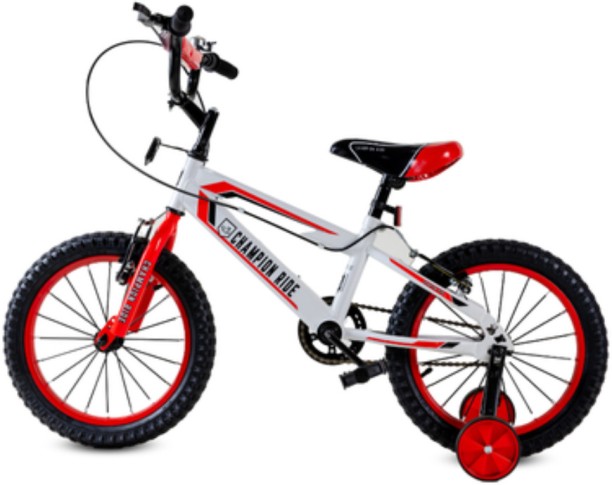 Champion Ride 16" - Kids Bike - White & Red 67 cm