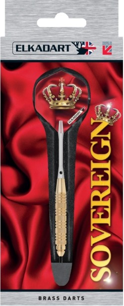 Elkadart Sovereign Brass Darts Set - 24G Steel Tip Dart