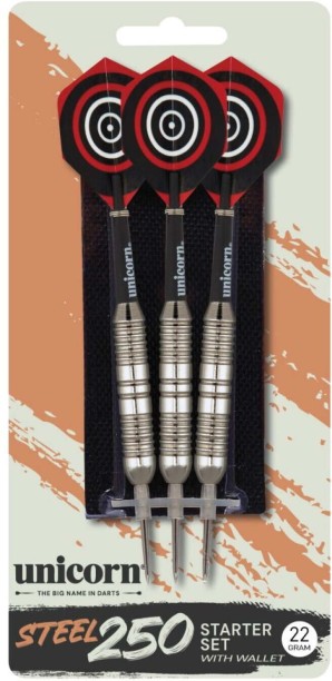 Unicorn S250 Darts 22g Steel Tip Dart