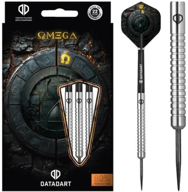 Datadart Multipack Steel Tip Omega - 80% Nickle Tungsten Darts - 32g Steel Tip Dart