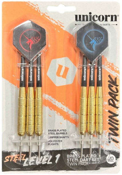 Unicorn Twin Pack Darts 20g Steel Tip Dart