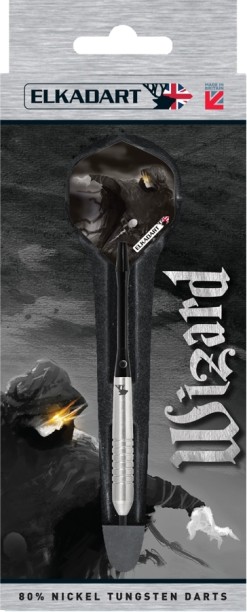 Elkadart Wizard Nickel Tungsten Darts Set - 20G Steel Tip Dart