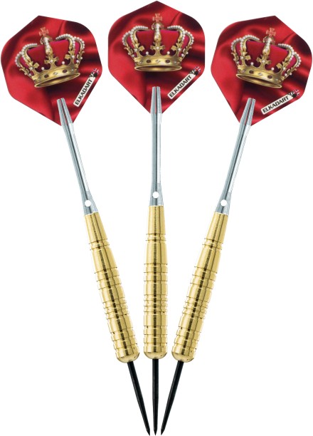 Elkadart Sovereign Brass Darts Set - 21G Steel Tip Dart