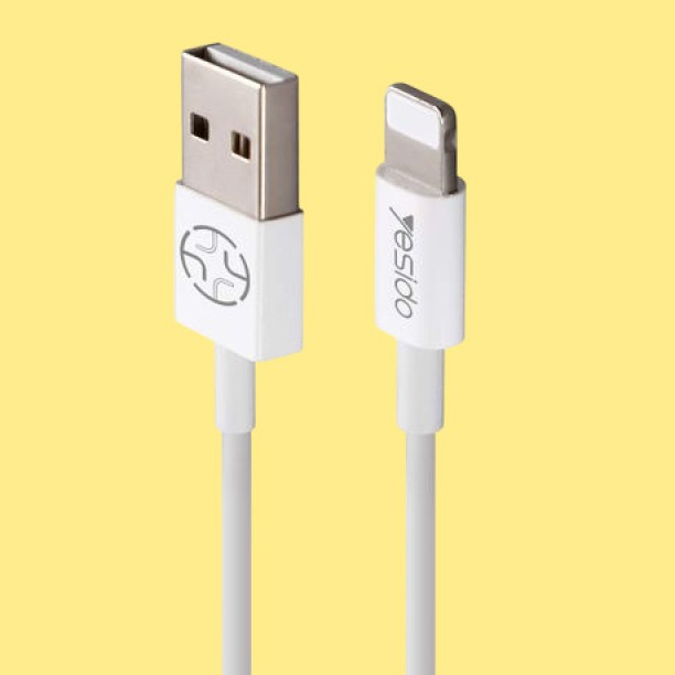 Yesido USB Type A To Lightning 1.2 m CA-22 1.2M USB Data Cable for iPhone Charger and Data