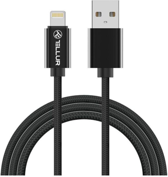 TELLUR USB Type A To Lightning 1 m Data Cable USB-Lighting 1m - Black