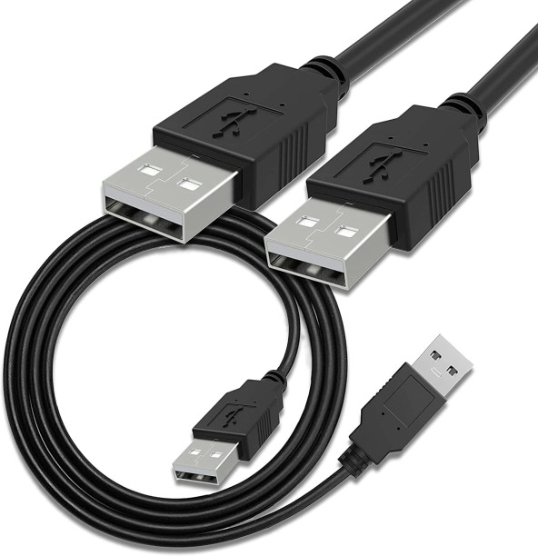 Nextek USB Type A To Reversible USB 2.0 1.5 m USB2.0 Male to Male Cable