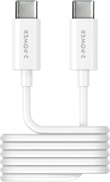 2-Power USB Type C To USB Type C 1 m 2-Power 1m 36w USB Cable USB-C to USB-C for Data and Charging | 2PUC1M04W