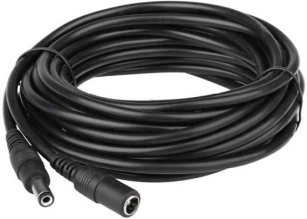Gadgetgyz 6.35mm Jack To 6.35mm Jack 50 m DC 50m Extension Power Cable Male to Female 5.5mm / 2.1mm