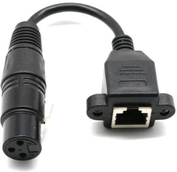 CablePro 3.5mm Female Aux To USB Type C 0.3 m L45 XLR 3