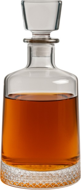 Wobuciko Crystal Glass Whiskey Decanter 1000ml Decanter