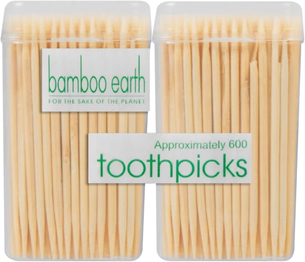 Ethnix Bamboo earth toothpicks Dental Floss-Toothpick