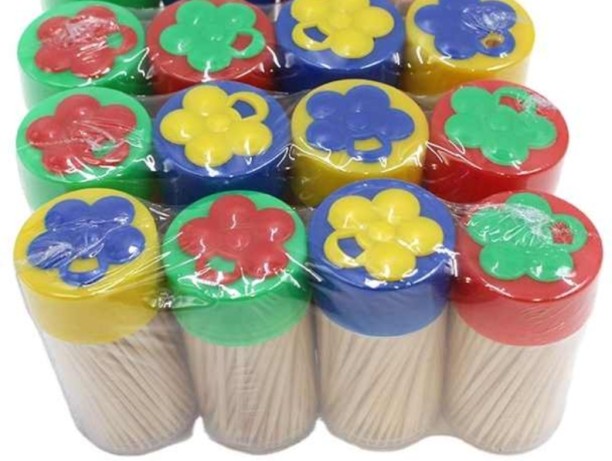 Generic 650611 Tooth Pick 12pcs Wooden Toothpick