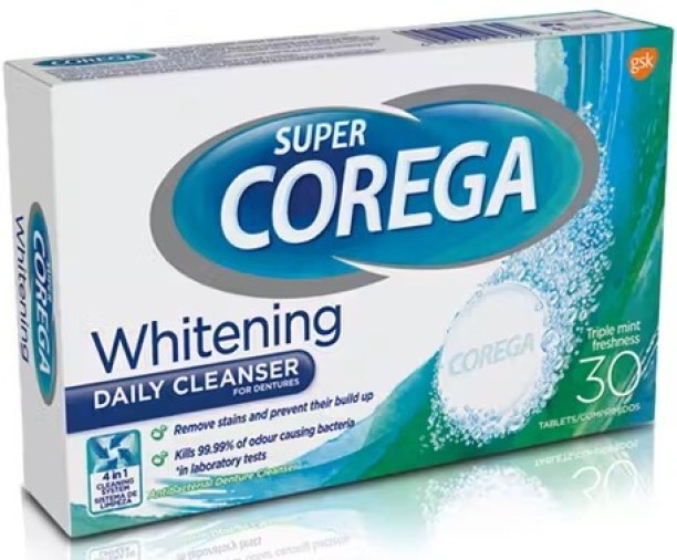 SUPER COREGA Mint Flavoured Denture Rinse