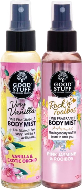 Good Stuff Very Vanilla & Rock'N Rooibos Pure Hyaluron + Body Mist  -  For Women