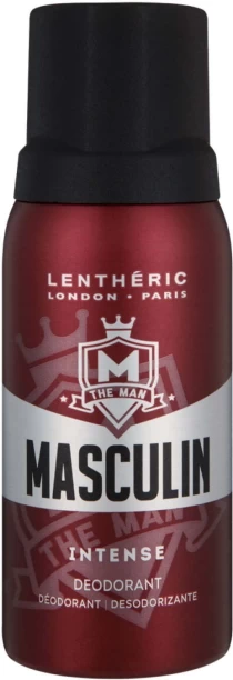 Lentheric Masculin Intense Deodorant Spray  -  For Men