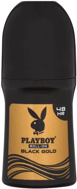 Playboy Black Gold Deodorant Roll-on  -  For Men
