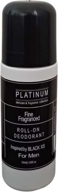 Platinum Skincare & Cosmetics 50ml Inspired by Black XS Deodorant Roll-on  -  For Men