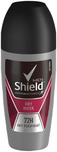 Shield Dry Musk Deodorant Roll-on  -  For Men