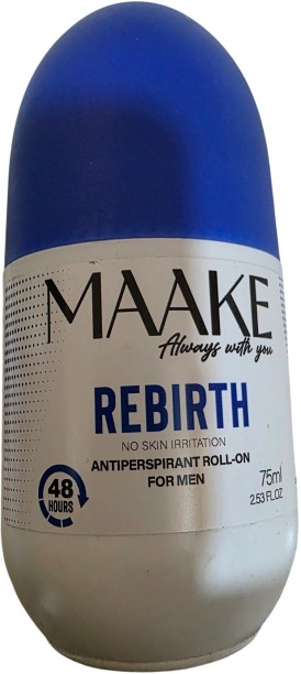 Maake Rebirth Roll-On Deodorant for Men (75ml Deodorant Roll-on  -  For Men