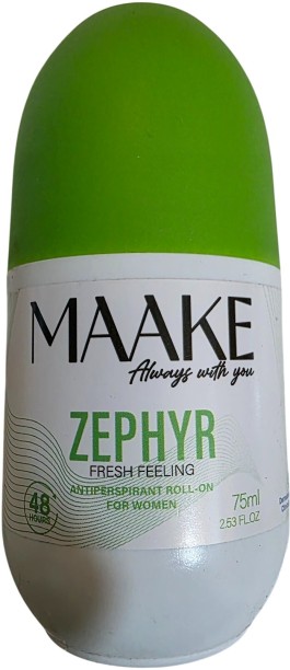 Maake Roll-On ZEPHYR for women 48HR 75ML Deodorant Roll-on  -  For Women