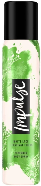 Impulse White Lace And Festival Fields Deodorant Spray  -  For Women