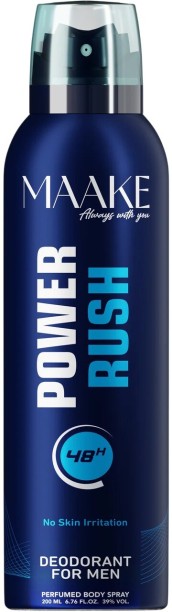 Maake Power Rush Deodorant Spray for Men Deodorant Spray  -  For Men