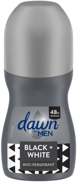 Dawn Black and White Antiperspirant Deodorant Roll-on  -  For Men