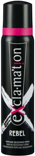 Coty Exclamation Rebel Deodorant Spray  -  For Women
