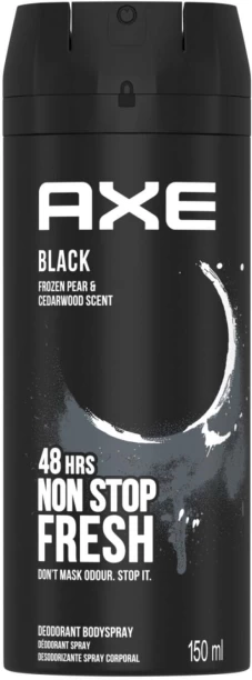 Axe Black Frozen Pear & Cedarwood 48 Hrs Nonstop Fresh Deodorant Spray  -  For Men