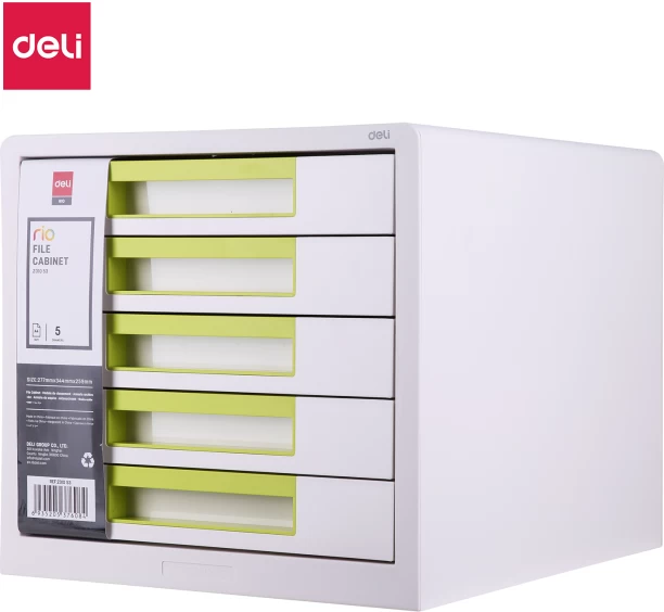 Deli 5 Compartments Plastic File Cabinet