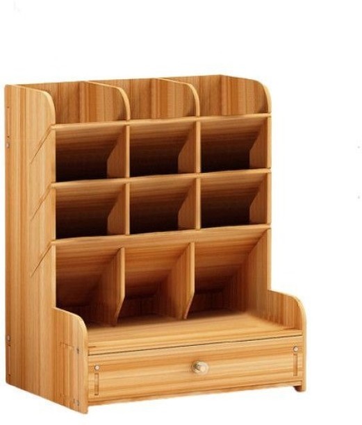 lilhe 13 Compartments wood multi function organiser