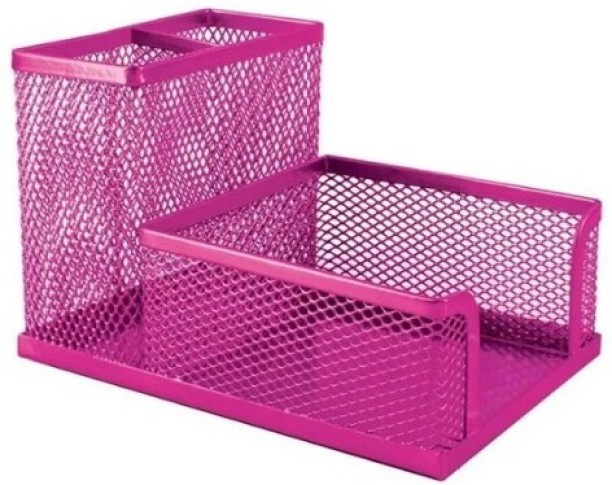 Generic 3 Compartments Metal Pen Holder