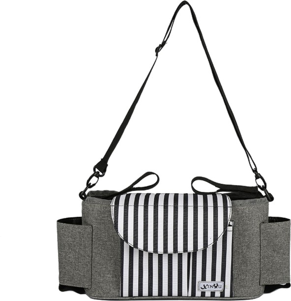 ALANES Multi-function Large Capacity Baby Nappy Bag Stroller Bag - Grey NA