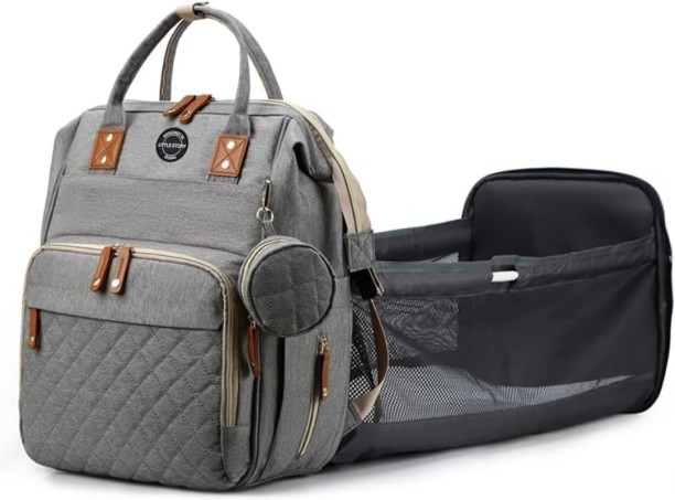 Generic Multifunction Kids Diaper Bag With Bed Diaper