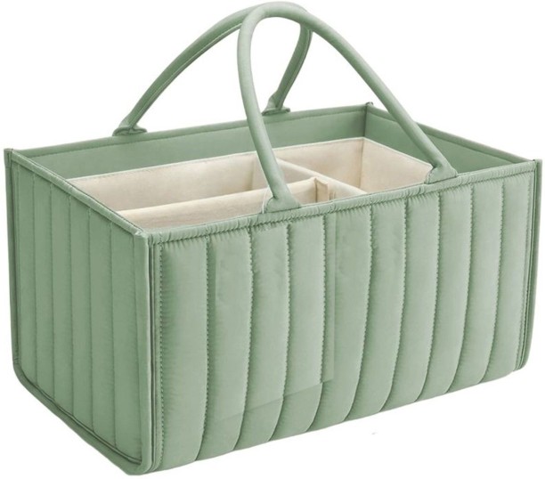 Cart In Mart Diaper Caddy Portable Nursery Storage Basket Changing Organizer with Handle Diaper Bag