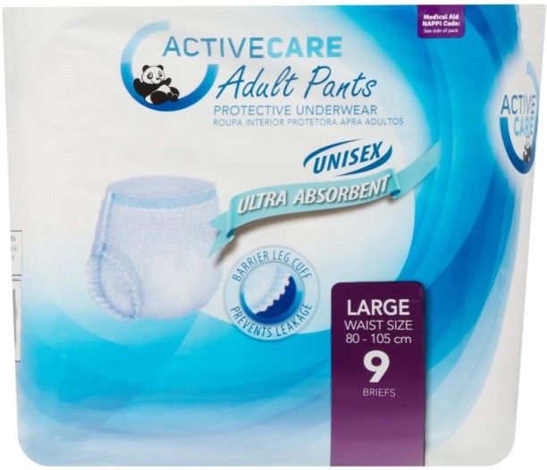 Active Care Unisex Ultra Absorbent Adult Diapers - L