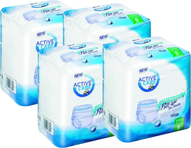 Active Care Pull Up Premium Pants XLarge 32 Adult Diapers - L