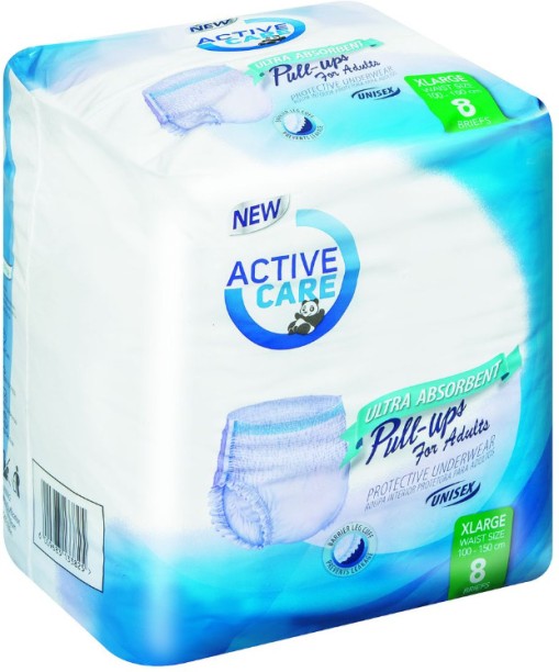 Active Care Adult Pull Ups Extra Large - 8s Adult Diapers - XL