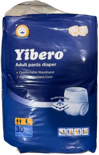 Yibero Adult Pants Diaper - L - (100-145cm) - 30 Diapers Pant Diapers - L