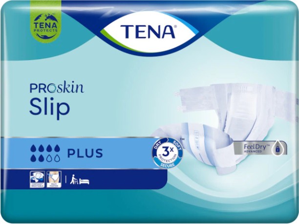Tena Proskin Slip Plus Adult Diapers - L