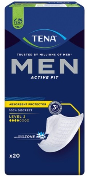 Tena - Men Absorbent Protector Level 2 S/M (20's x 3 Packs) Adult Diapers - S