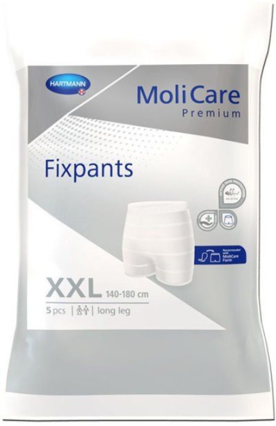 MoliCare Unisex Premium Fixpants - Long Leg Extra Extra-Large - Washable Adult Diapers - XXL