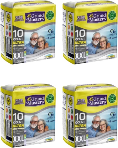 Grand Masters Unisex Adult Diapers - XXL