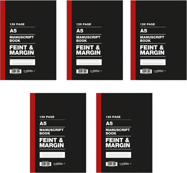 emerce 1042 A5 Notebook Feint and Margin