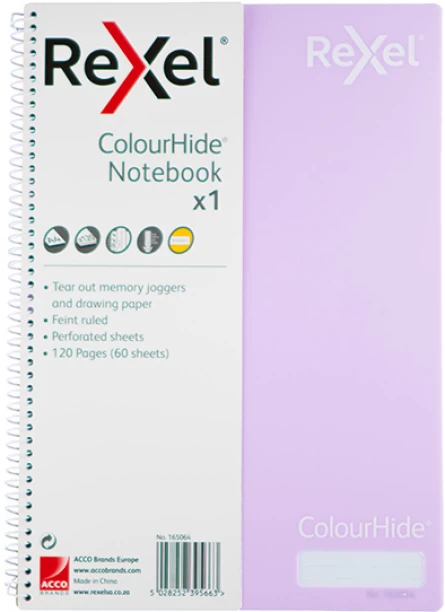 Rexel Feint and Ruled Perforated Pages Pack of 2 A4 Notebook Yes
